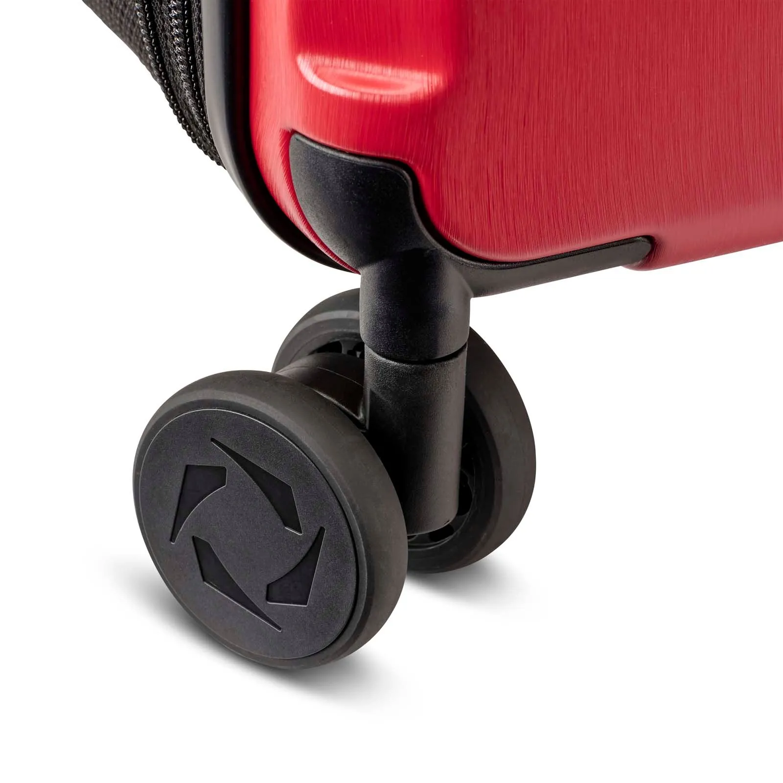 Red foldable carry on trolley senz° foldaway carry on trolley passion red