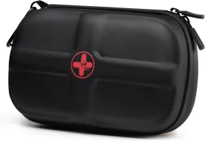 RHINO RESCUE EVA First Aid Kit, HSA/FSA Eligible, Small Waterproof Portable Emergency Hiking First Aid Kit for Backpackingg, Medical Kit for Travel, Home, Car, College Dorm, Camping, Boat (Black)