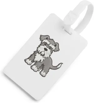 Schnauzer Dog Luggage Tags Bag Tags Travel Tags Name Tags Suitcase Tags Baggage Tag for Luggage
