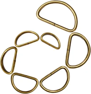 Semi-circular d Ring Luggage Hardware Ring Purse Keychain Handbag Accessories Hardware Bags Ring Luggage