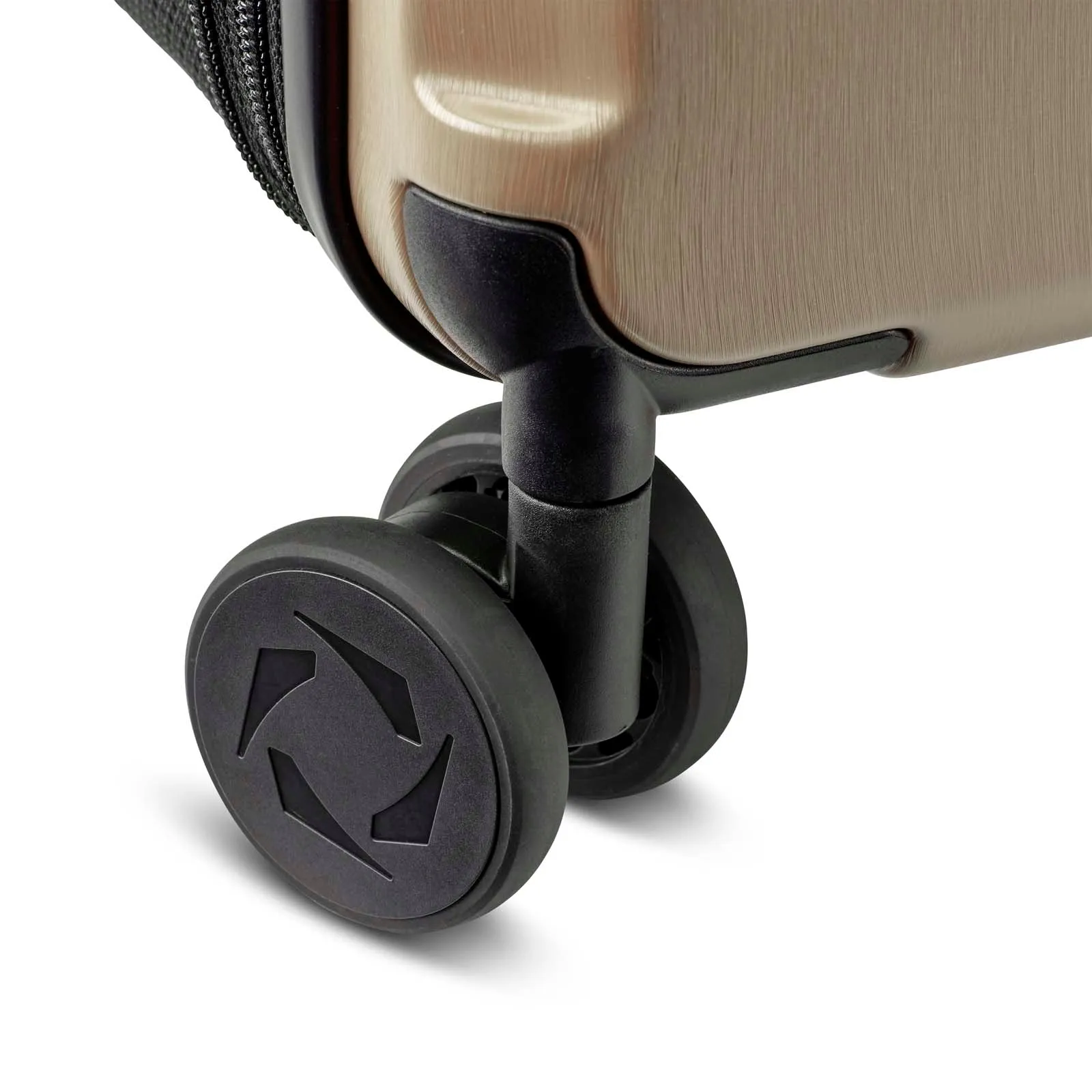 Shiny Champagne Brown foldable check in trolley senz° foldaway check in trolley
