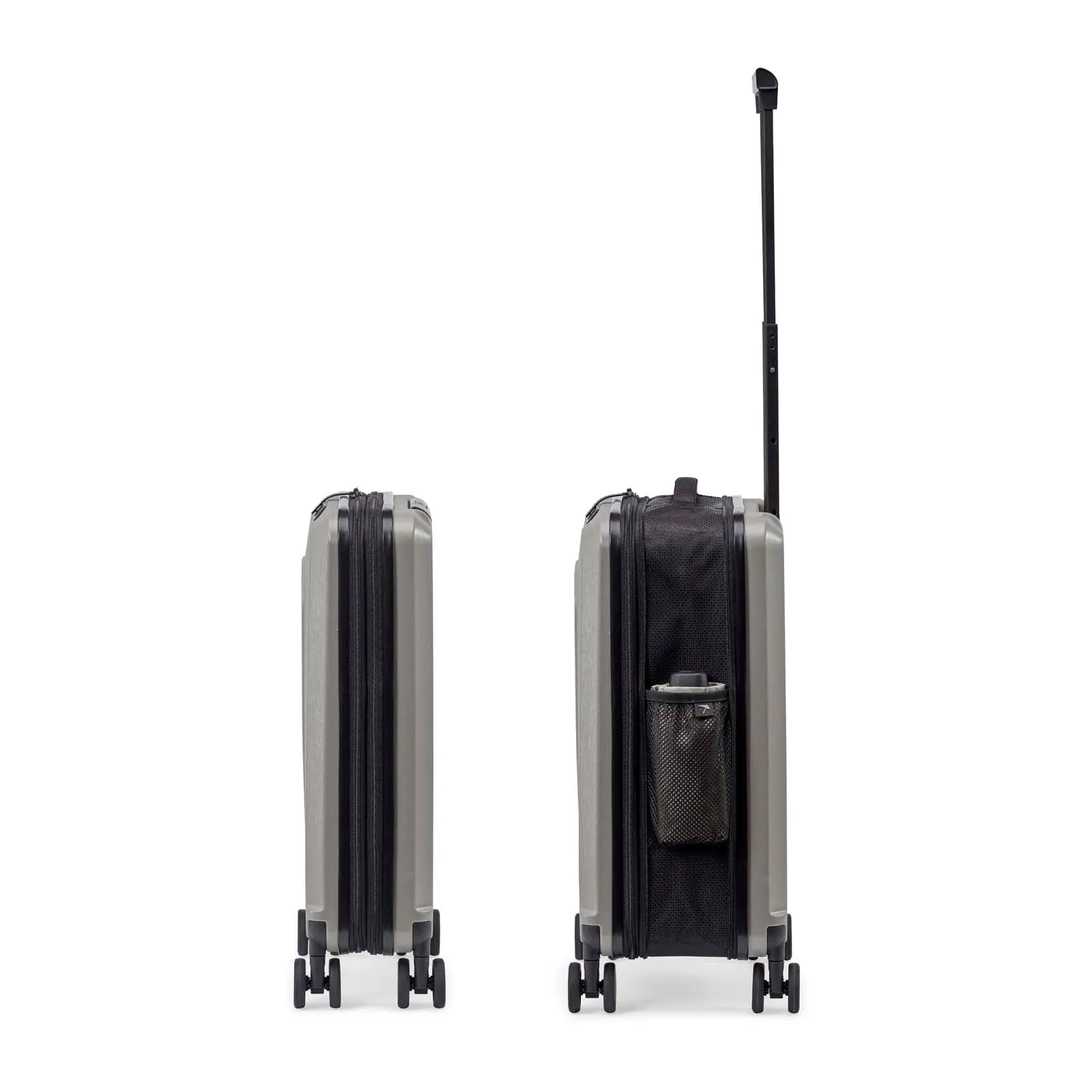Silk Grey foldable carry on trolley sen z° foldaway carry on trolley