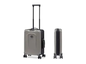 Silk Grey foldable carry on trolley sen z° foldaway carry on trolley