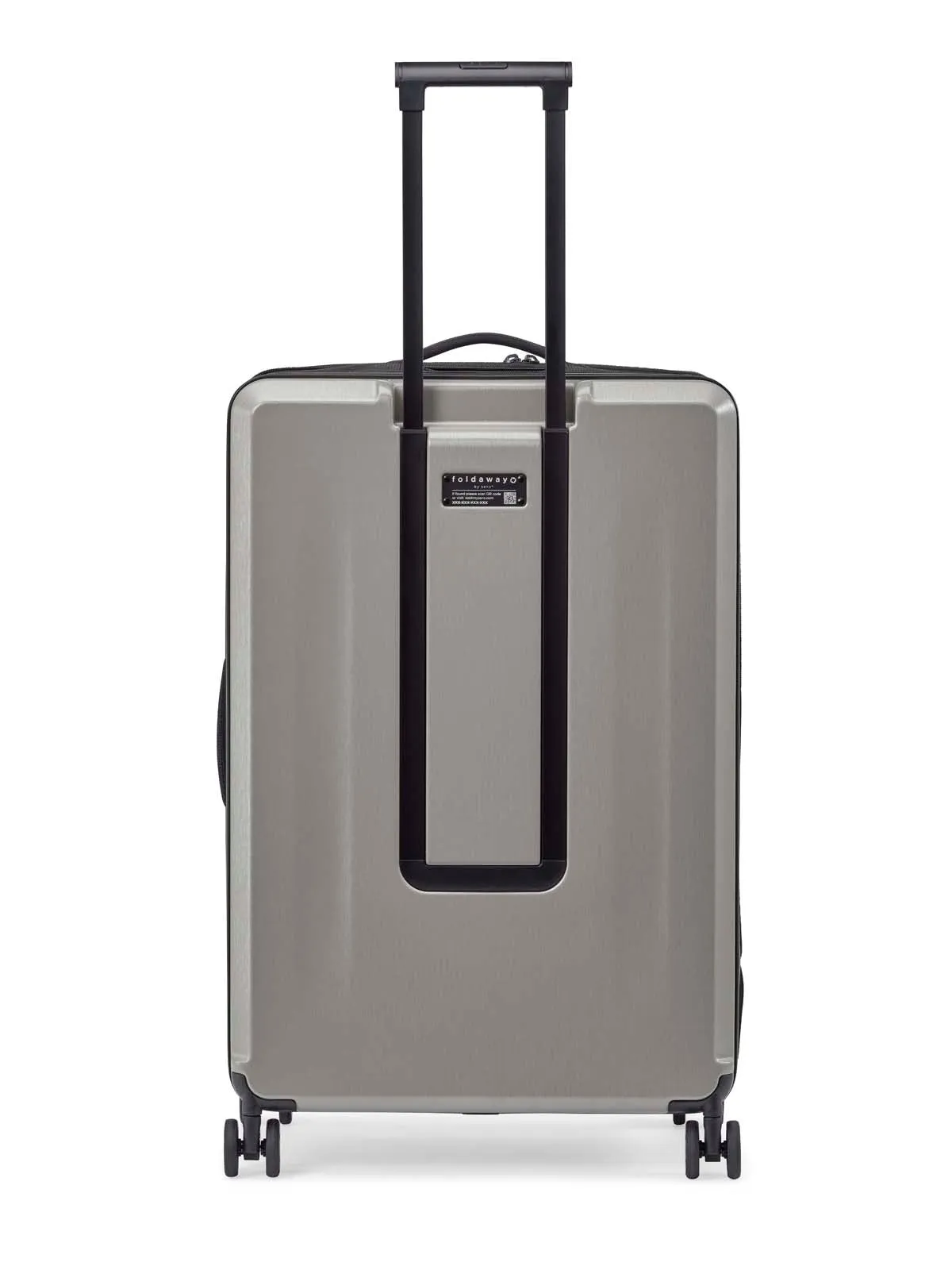 Silk Grey foldable large check in trolley senz° foldaway large check in trolley