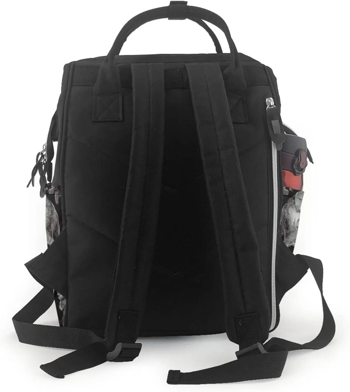 Skull Skeleton Diaper Bag Backpack for Women Waterproof Mummy Backpack Large Nappy Bag Nursing Bag