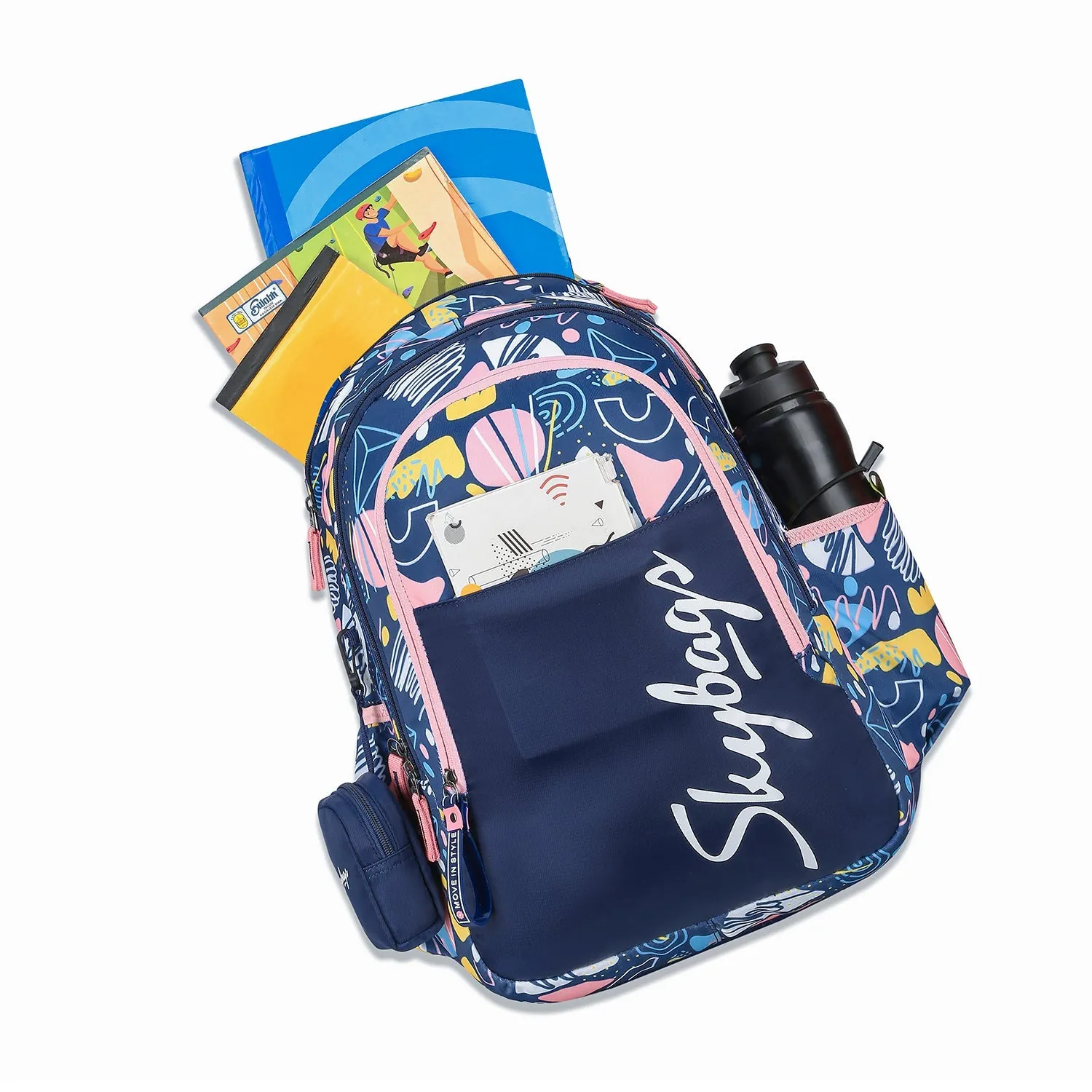Skybags PEARL 03 SCHOOL BACKPACK NAVY