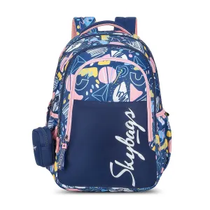 Skybags PEARL 03 SCHOOL BACKPACK NAVY