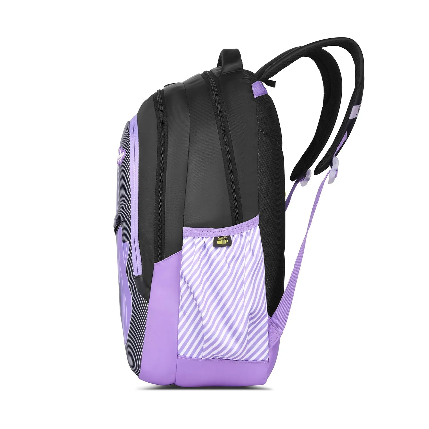 Skybags PEARL 06 SCHOOL BACKPACK BLACK PURPLE