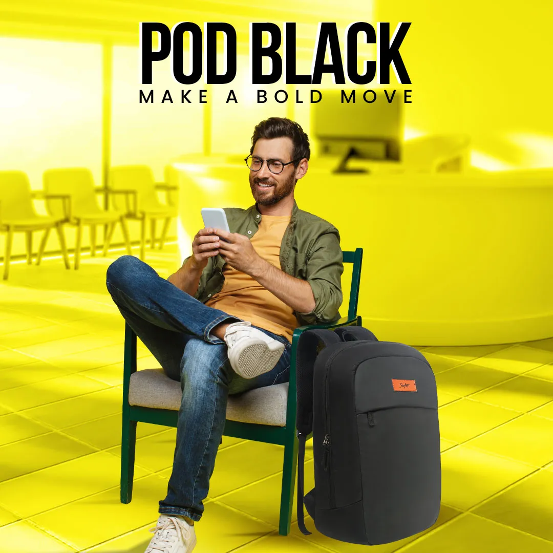 Skybags Pod Laptop Backpack Black