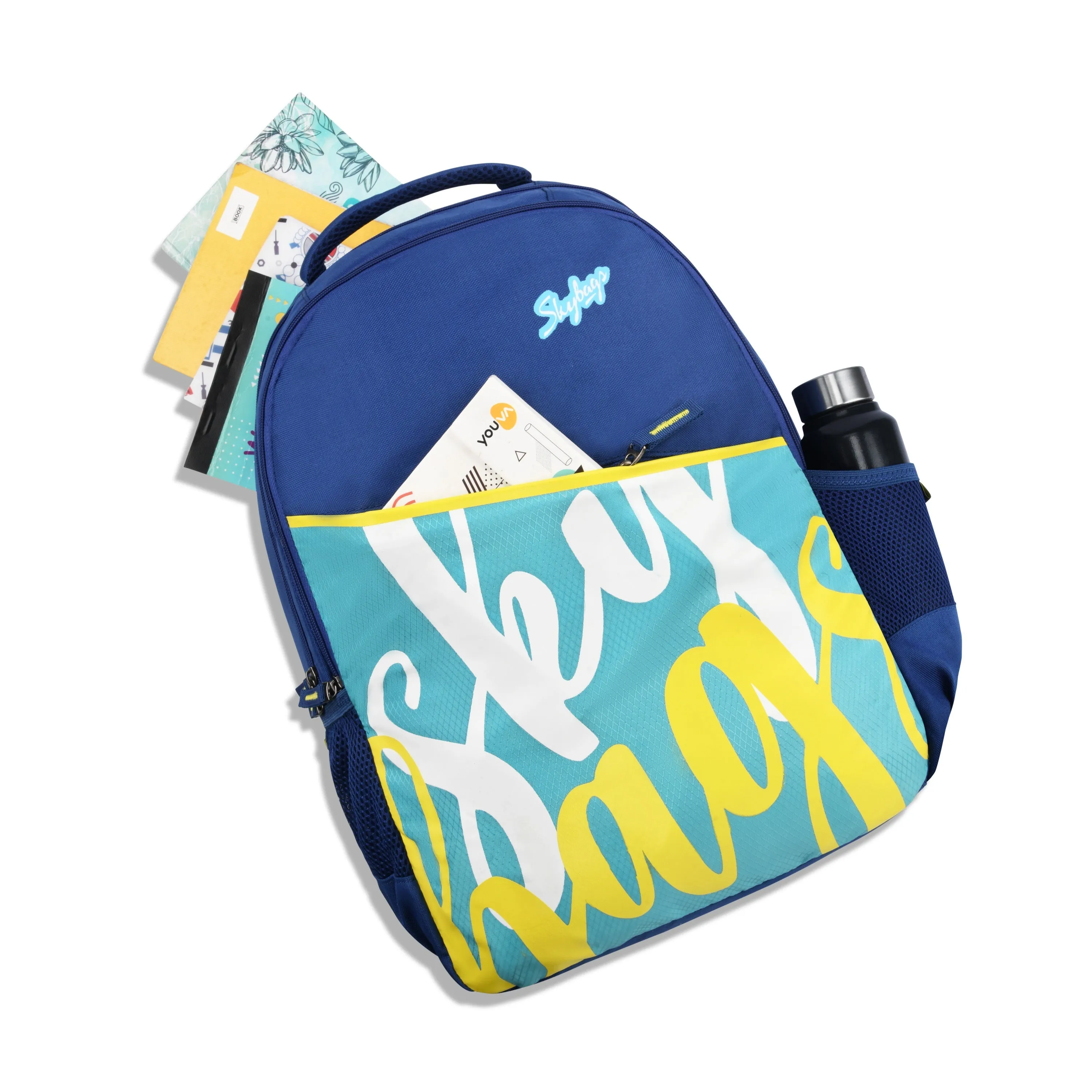 Skybags Qube 01  School Backpack (E)