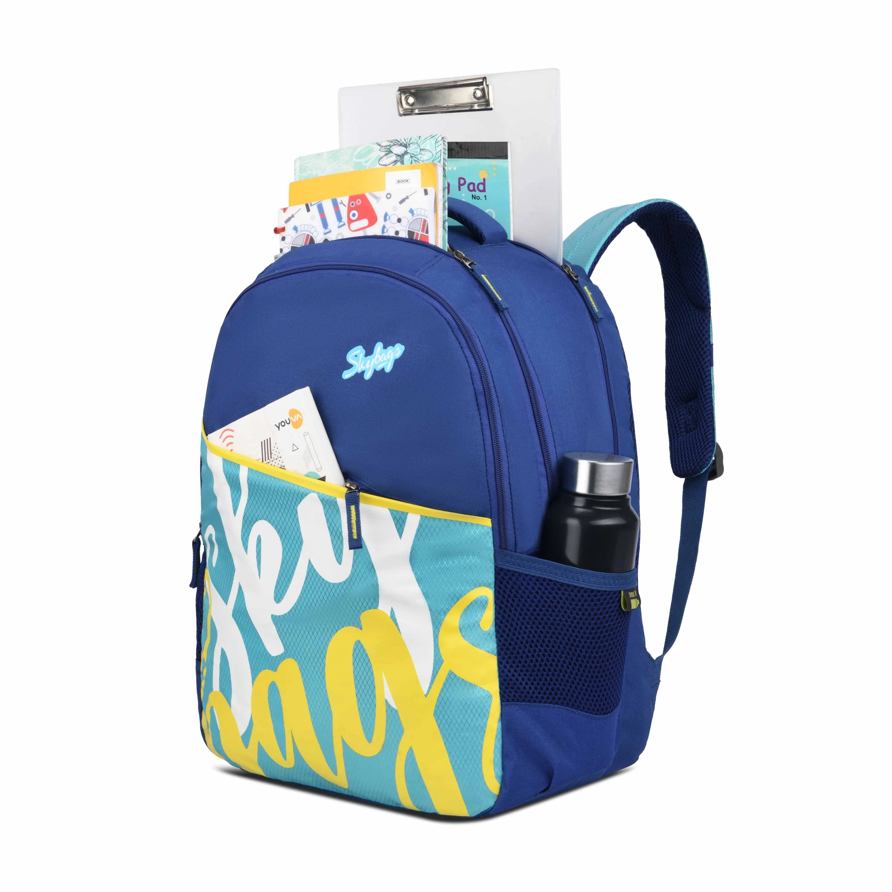 Skybags Qube 01  School Backpack (E)