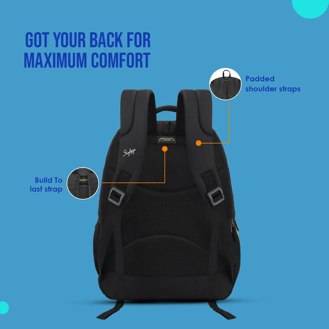 Skybags Qube 01  School Backpack (E)