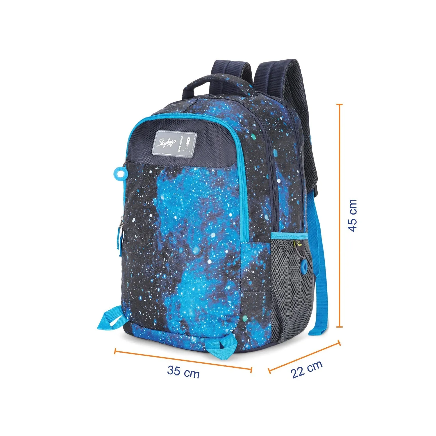 Skybags Riddle 1  School Bp Black