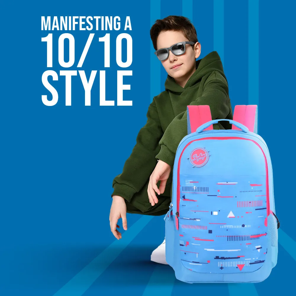 Skybags Squad 08  School Backpack Teal