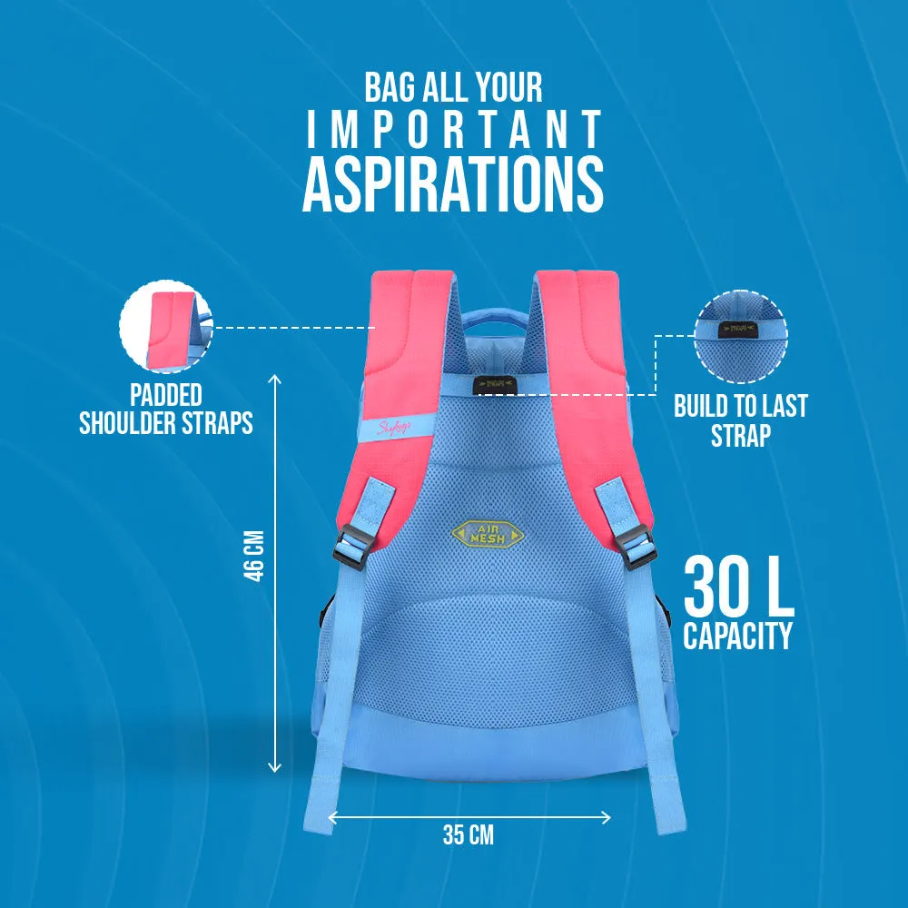 Skybags Squad 08  School Backpack Teal