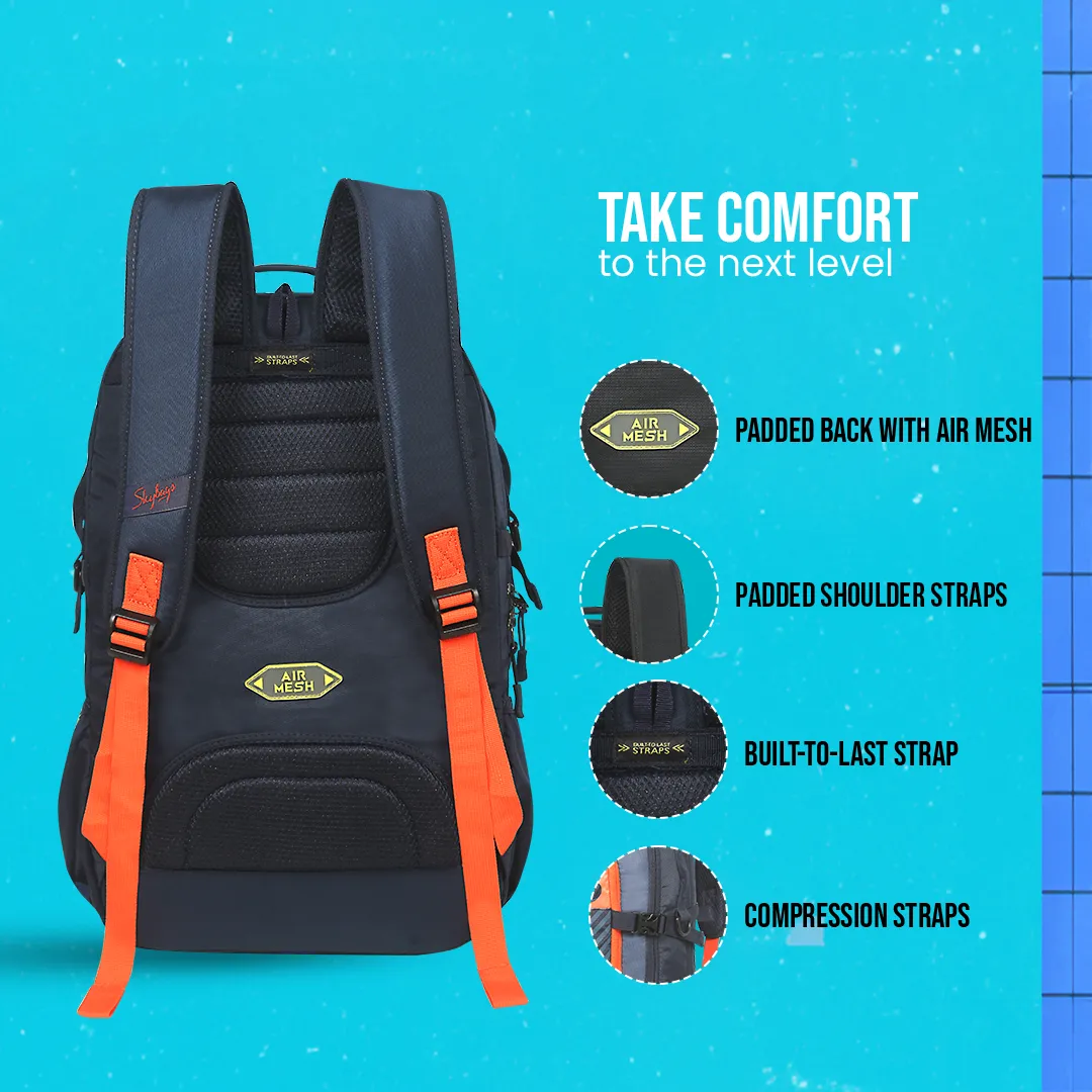 Skybags Strider Nxt 03  Laptop Backpack (H) Blue