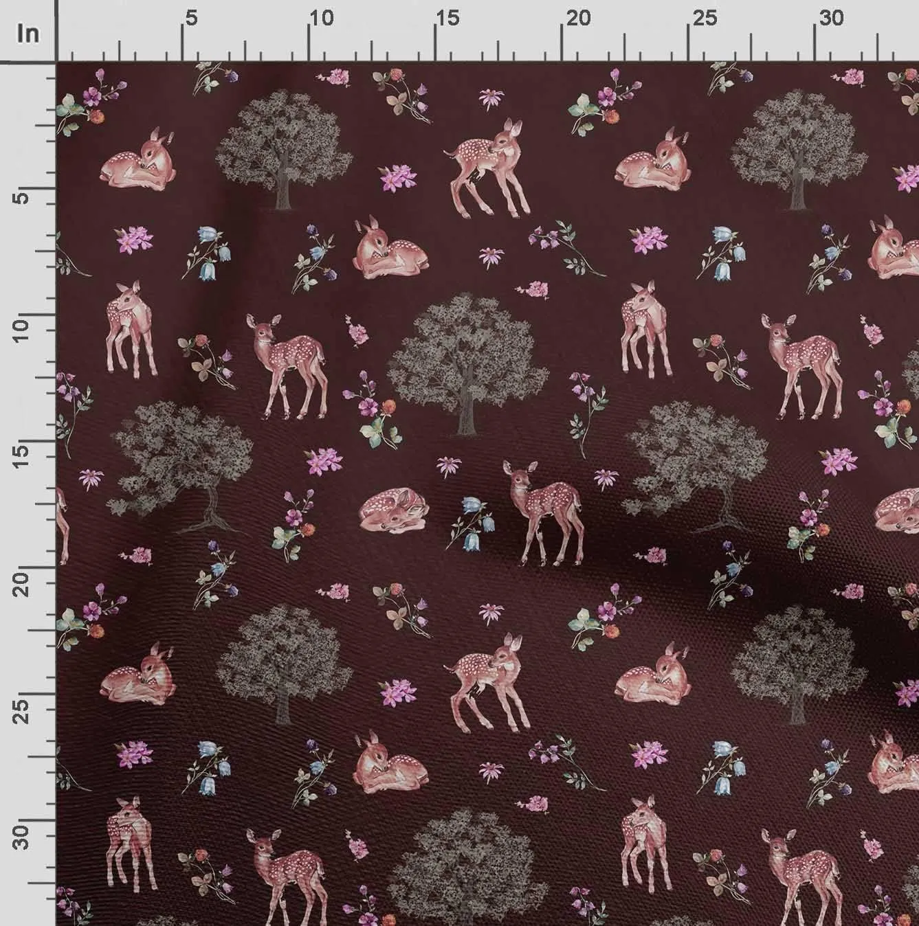 Soimoi Heavyweight Cotton Canvas Fabric Material - 56 Inch Wide, Red - Animal Print, Ideal for Making Durable Tote Bags, Backpacks, Jackets, Upholstery, Cushions, Outdoor Furniture Covers, 1 Yard