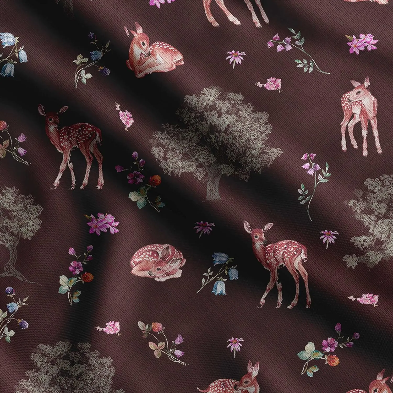 Soimoi Heavyweight Cotton Canvas Fabric Material - 56 Inch Wide, Red - Animal Print, Ideal for Making Durable Tote Bags, Backpacks, Jackets, Upholstery, Cushions, Outdoor Furniture Covers, 1 Yard