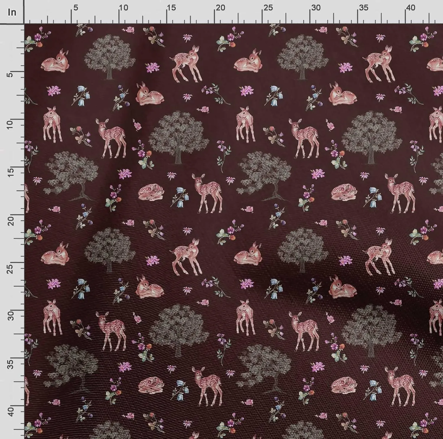 Soimoi Heavyweight Cotton Canvas Fabric Material - 56 Inch Wide, Red - Animal Print, Ideal for Making Durable Tote Bags, Backpacks, Jackets, Upholstery, Cushions, Outdoor Furniture Covers, 1 Yard