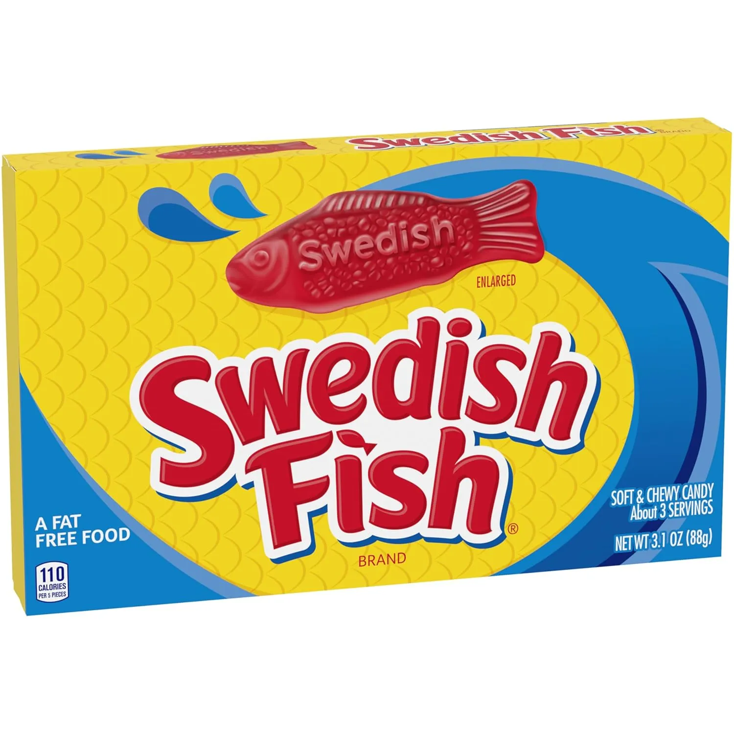 SOUR PATCH KIDS and SWEDISH FISH Soft & Chewy Candy Variety Pack, Bulk Candy, Mothers Day Candy, 15 Boxes