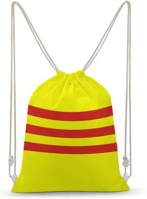 South Vietnam Flag Drawstring Backpack Travel String Shoulder Bag Canvas Sport Sackpack for Gym Shopping Yoga