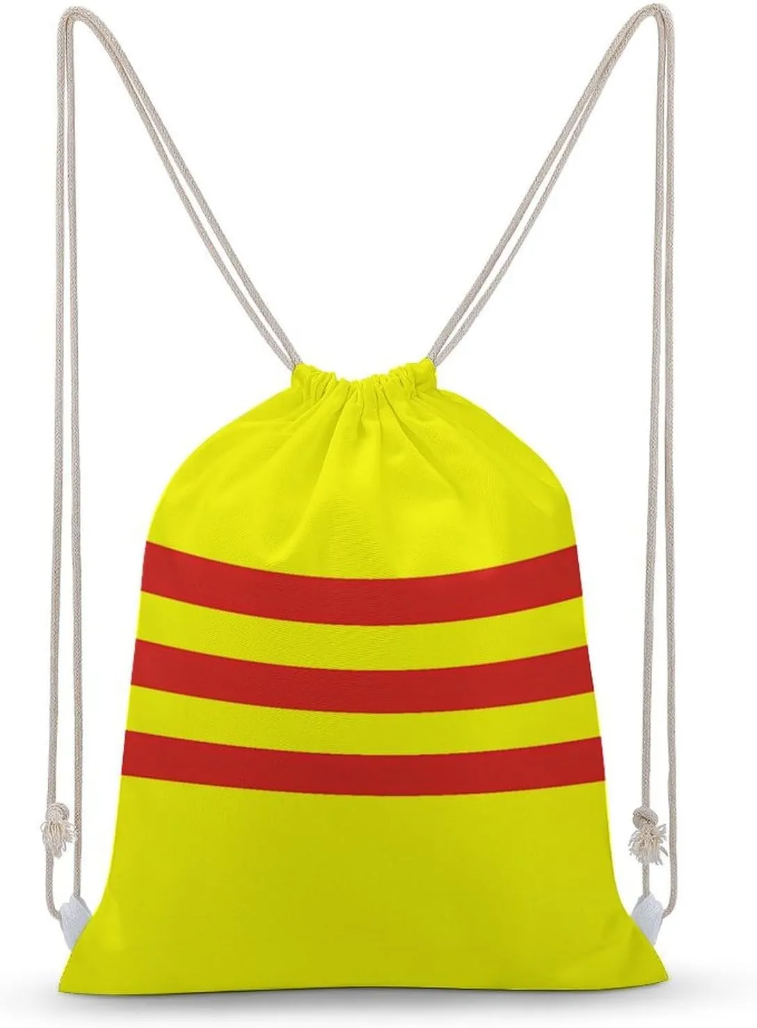 South Vietnam Flag Drawstring Backpack Travel String Shoulder Bag Canvas Sport Sackpack for Gym Shopping Yoga