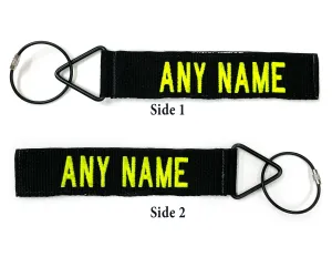 Split Text Tags - Black Tags