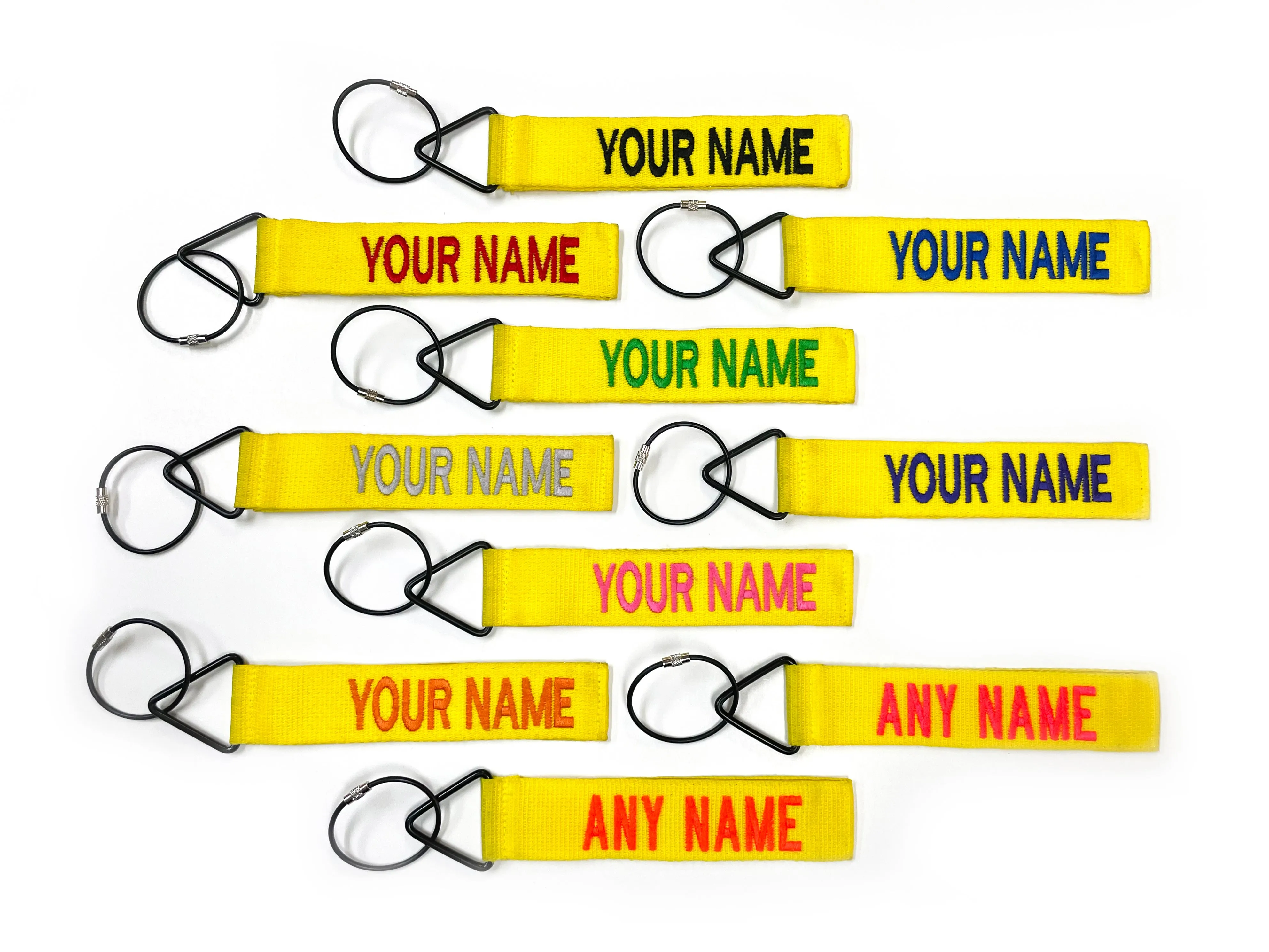 Split Text Tags - Yellow Tags