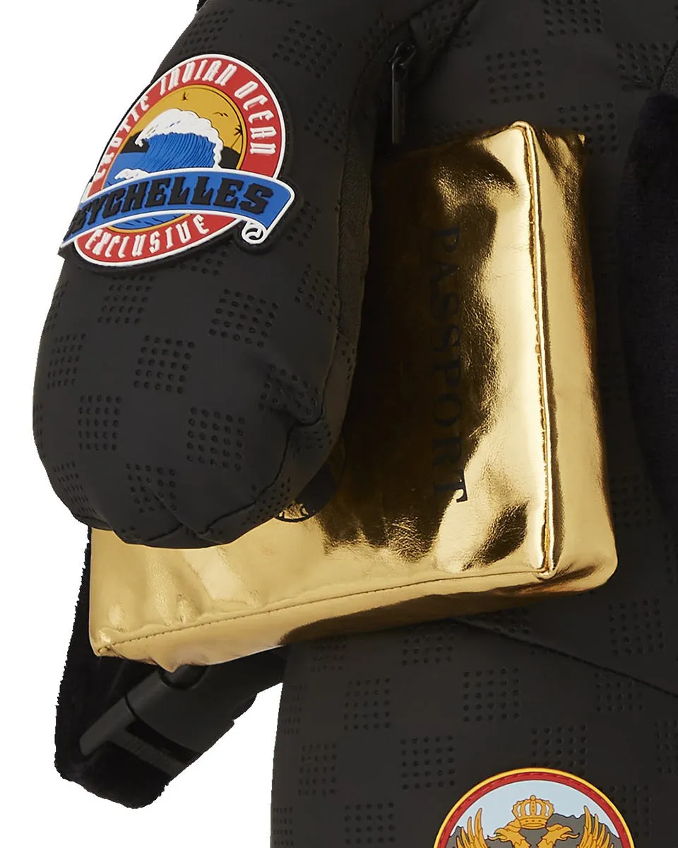 Sprayground Global Mogul Unlimited Miles Moneybear In Black