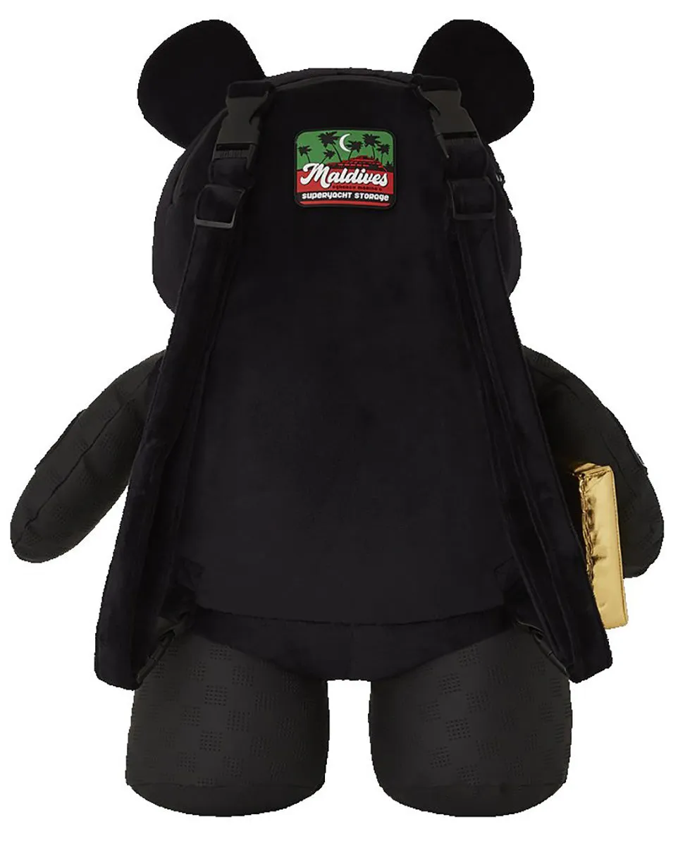 Sprayground Global Mogul Unlimited Miles Moneybear In Black