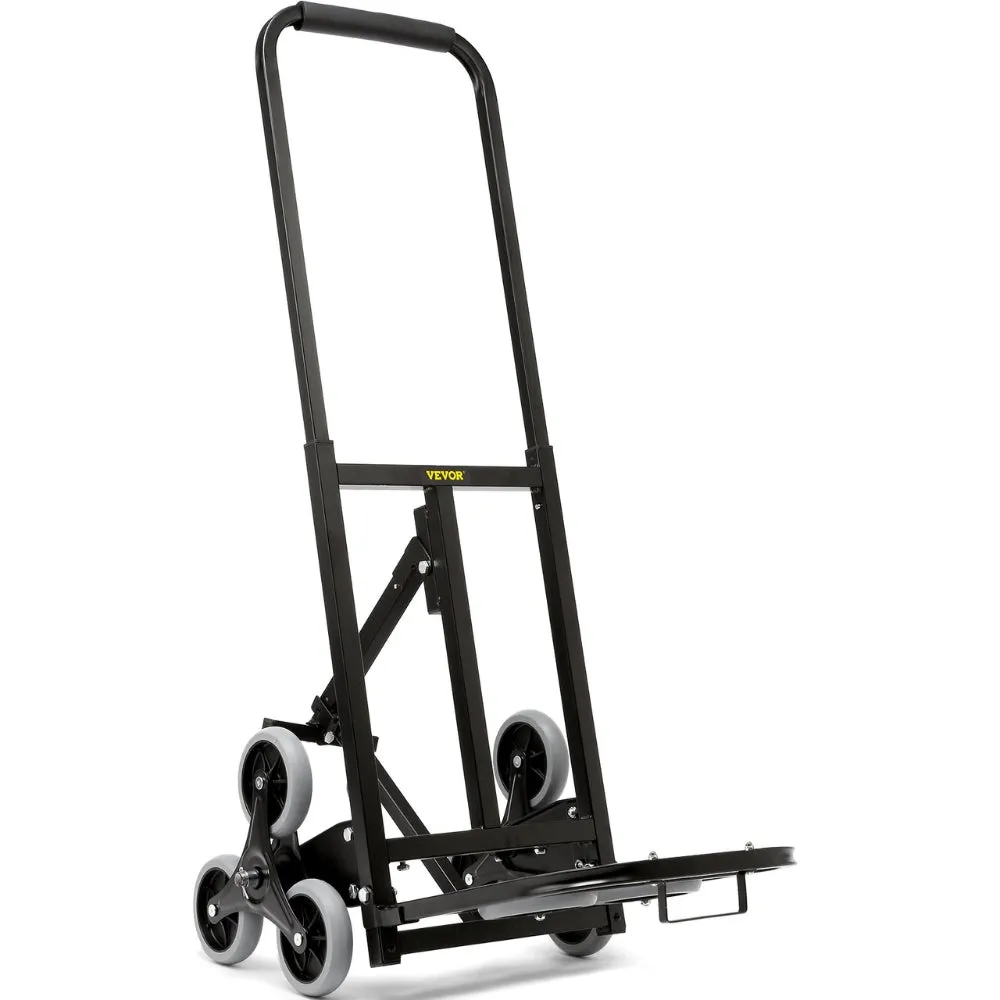 Stair Climbing Cart Folding Trolley Heavy Duty with Dual Handles Truck Frame