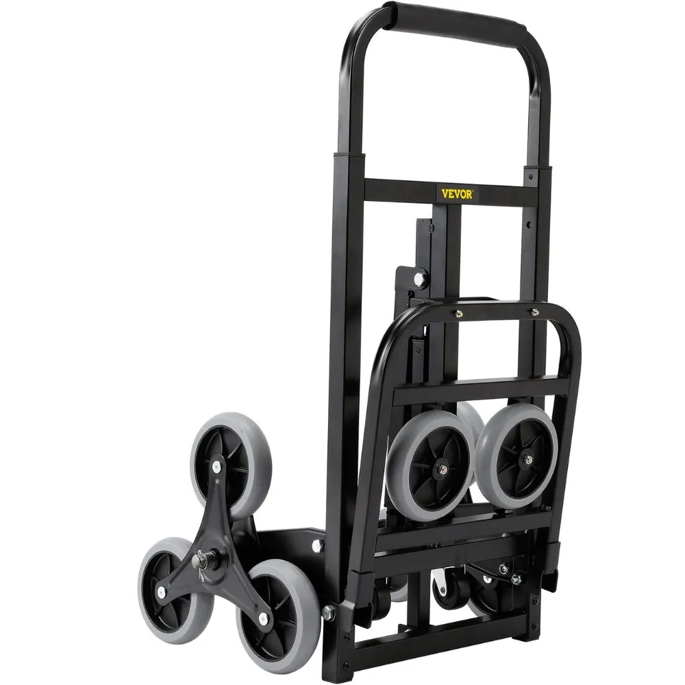 Stair Climbing Cart Folding Trolley Heavy Duty with Dual Handles Truck Frame