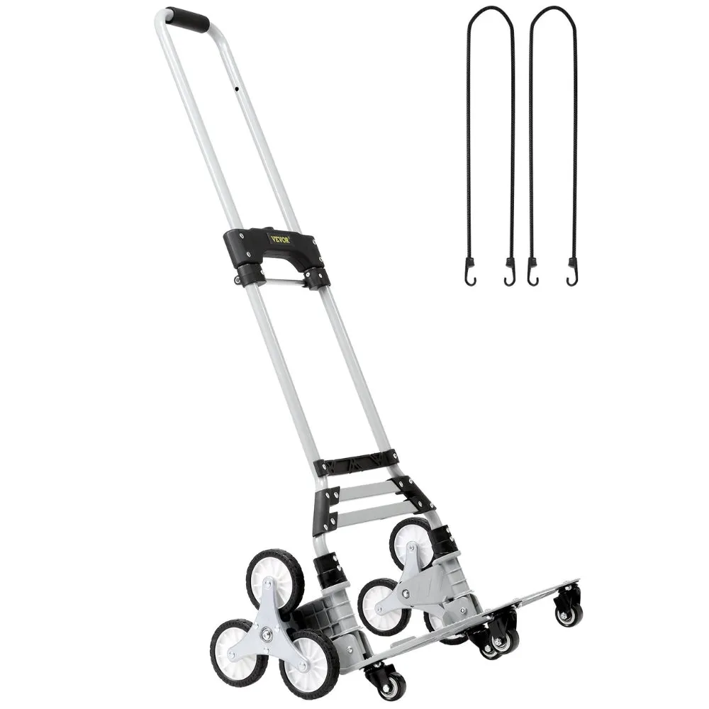 Stair Climbing Cart Folding Trolley Heavy Duty with Dual Handles Truck Frame