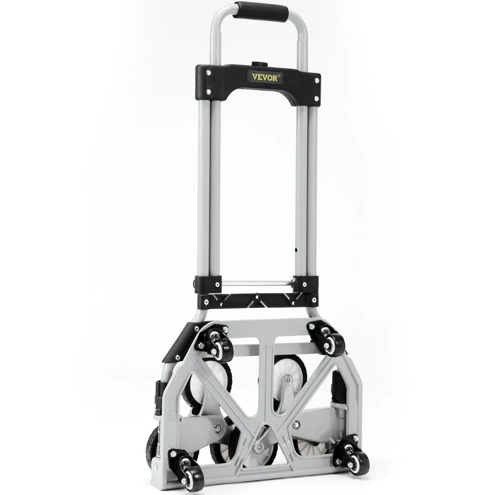 Stair Climbing Cart Folding Trolley Heavy Duty with Dual Handles Truck Frame