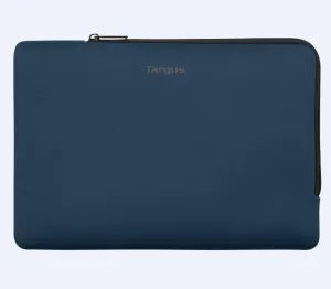 Targus 13-14" MultiFit Laptop Sleeve with EcoSmart, Blue - Form-Fitting Laptop Sleeve Adapts to Fit (TBS65102GL)