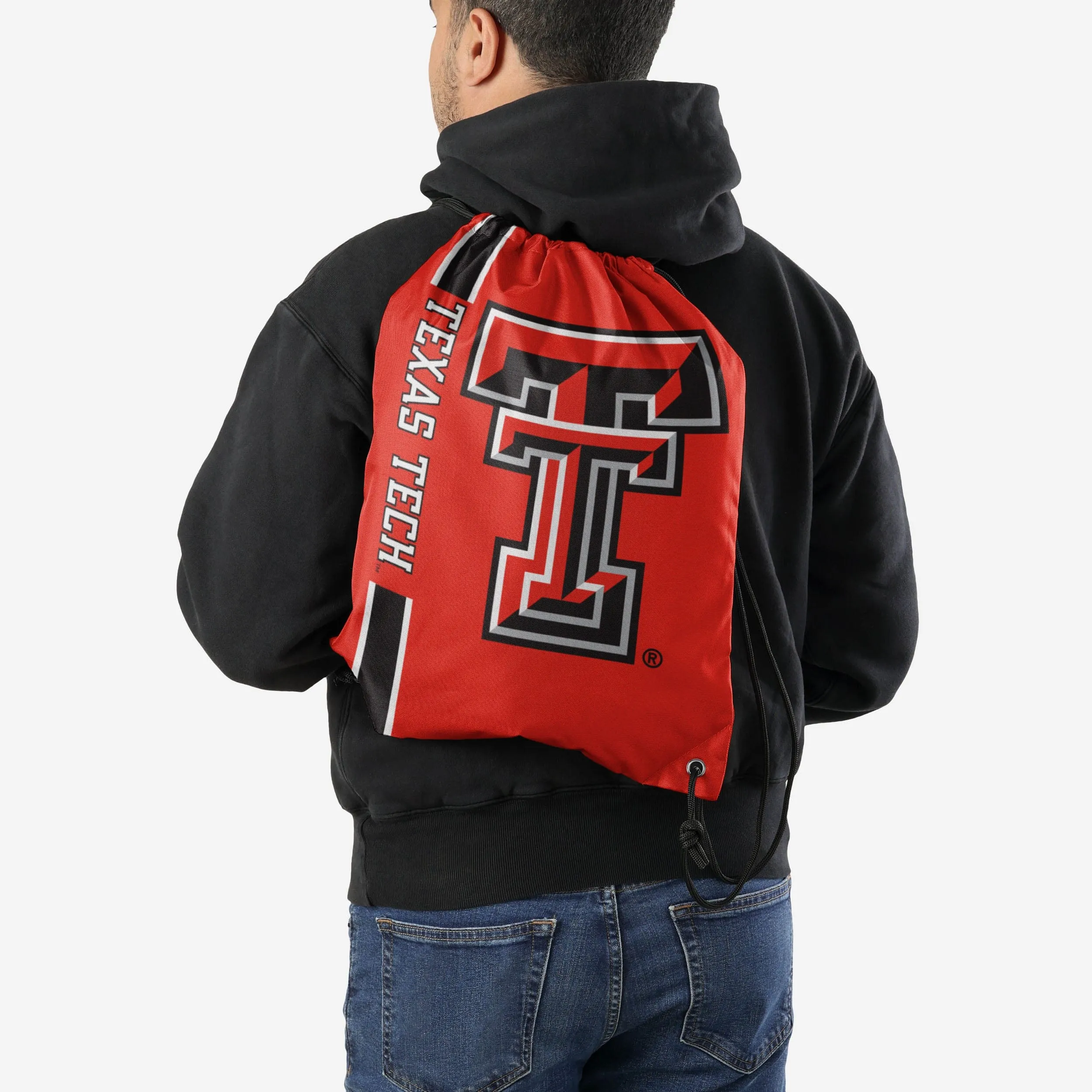 Texas Tech Red Raiders Big Logo Drawstring Backpack