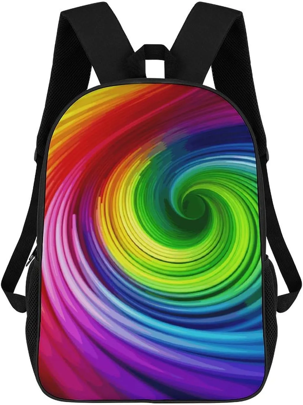 Travel Backpack 17 Inch Laptop Bag Rainbow Spiral Laptop Backpack for Men Women Carry on Bag Travel Bag
