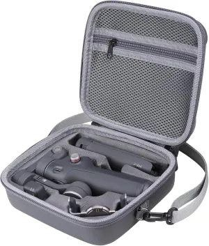 Travel Case for DJI OM 7P/ OM7 - Portable Storage Bag Hardshell Carrying Case Fits DJI Osmo Mobile 7/7P Smartphone Gimbal Stabilizer and Accessories(Grey)