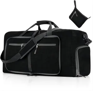 Travel Duffle Bag for Men Gym Grande Travel Hombre Traveling With Shoe Compartment Backpack Carry On Sports Black Portable gym bag