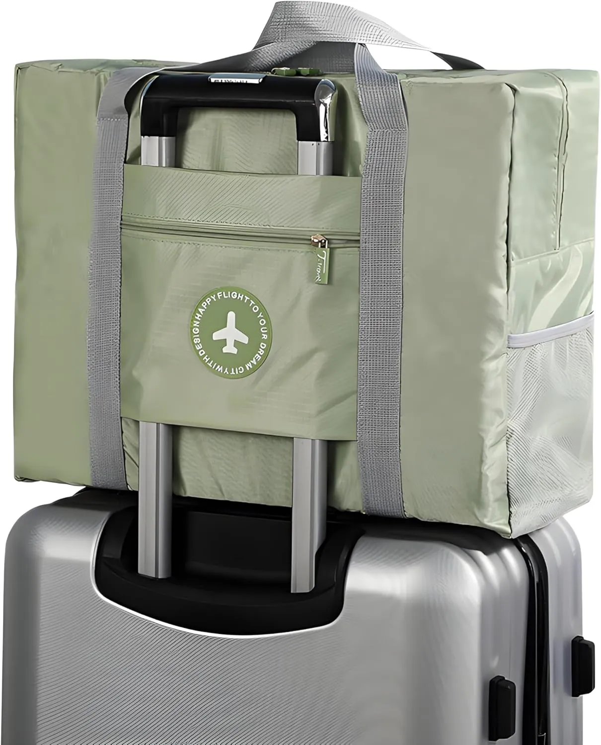 Travel Duffle Bag, Tote Carry on Luggage Bag Spirit Airlines Personal item Sports Gym Bag, Extra Large Storage Duffle Bag with Zippers and Handles,Foldable Overnight Bags for Women and Men