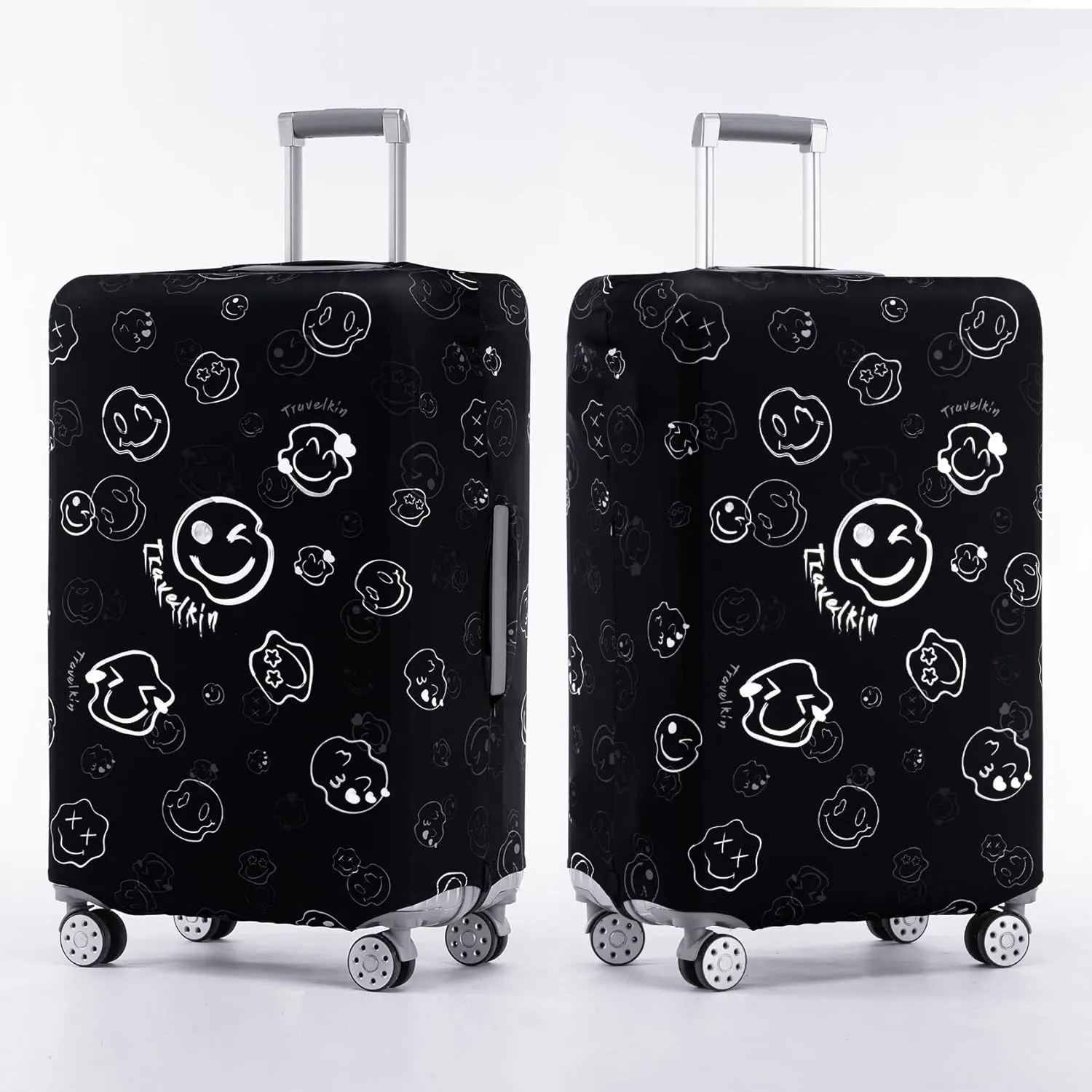 TRAVEL KIN Luggage Covers For Suitcase Tsa Approved,Suitcase Cover Protector Fit 18-21 Inch Luggage