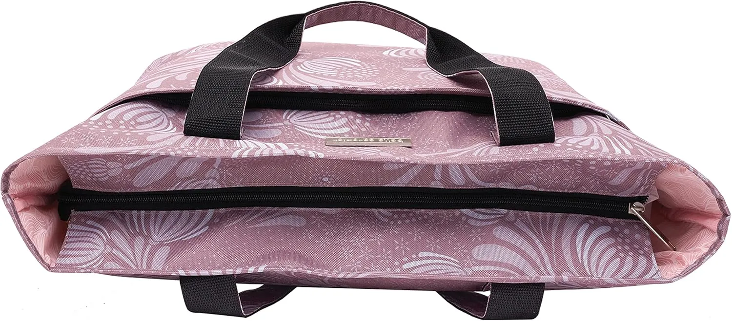 Travelers Club Bella Caronia Deluxe 20", 3 Luggage & Travel Accessories, Selva, 7 Piece Set
