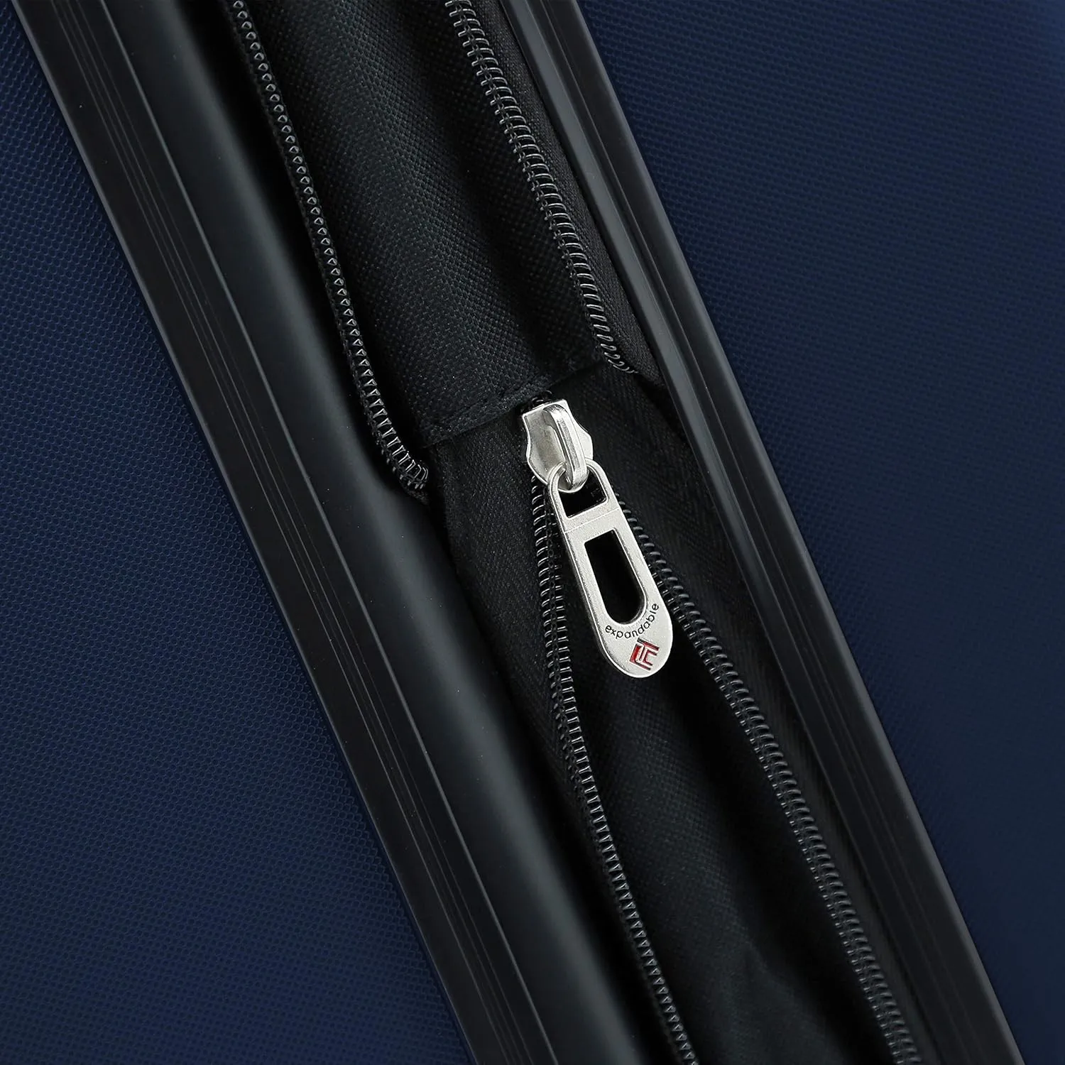 Travelers Club Chicago Hardside Expandable Spinner Luggage, Navy Blue, 3 Piece Set