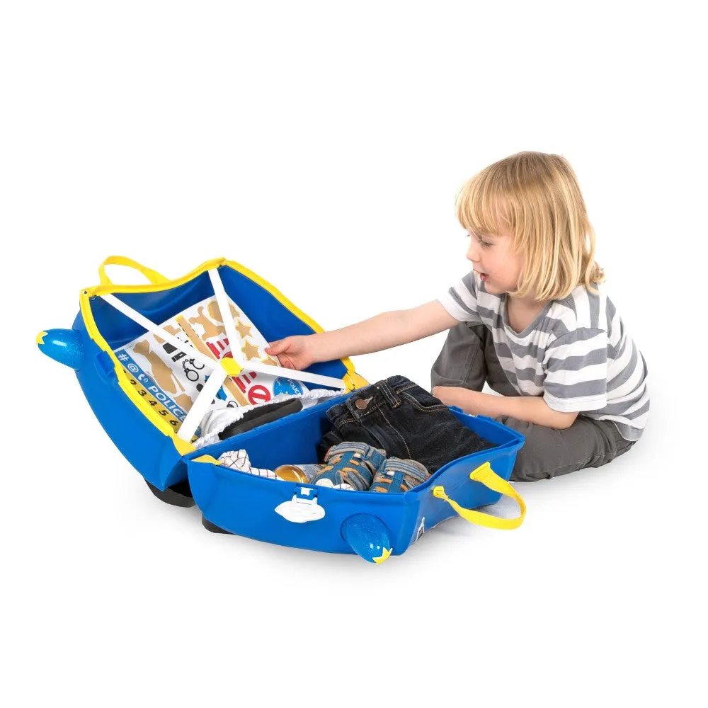 Trunki Ride on Luggage - Percy Police Car