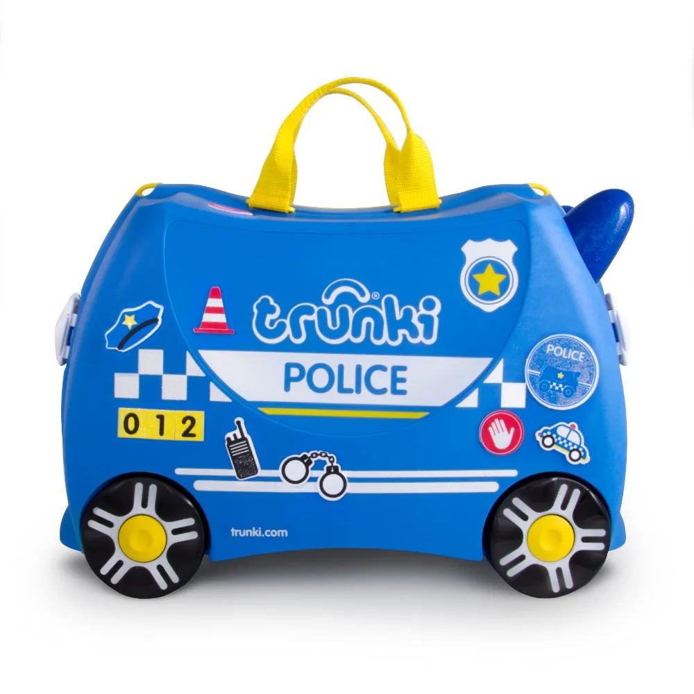 Trunki Ride on Luggage - Percy Police Car