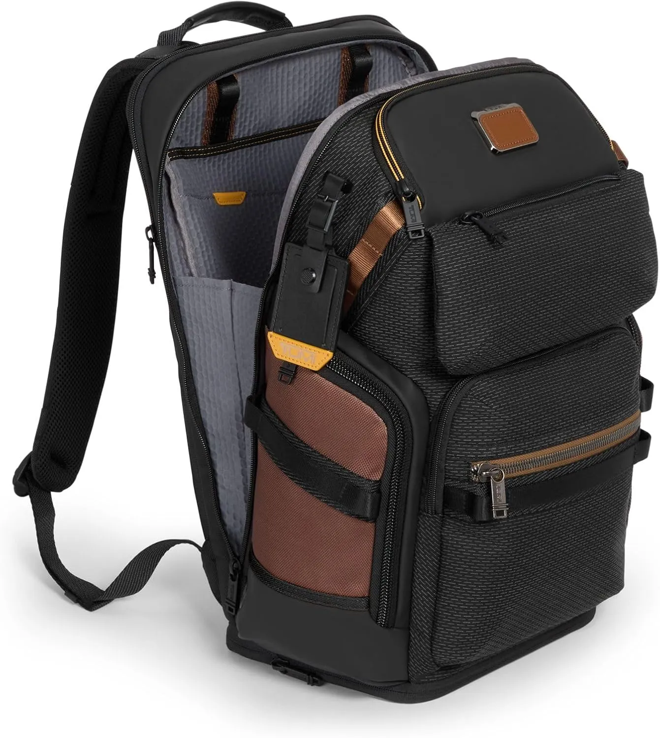 TUMI - Alpha Bravo Nomadic Backpack - Durable Carry On Backpack - 18.8" X 15.0" X 9.0" - Fits up to 15" Laptop - Black Onyx