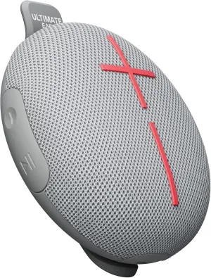 Ultimate Ears MINIROLL Ultra-Portable Waterproof Bluetooth Speaker, Big Bass, IP67 Dustproof, 131 ft (40 m) Range - Revive Grey