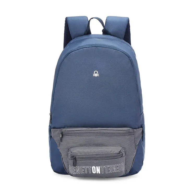 United Colors of Benetton Olivine Laptop Backpack Navy
