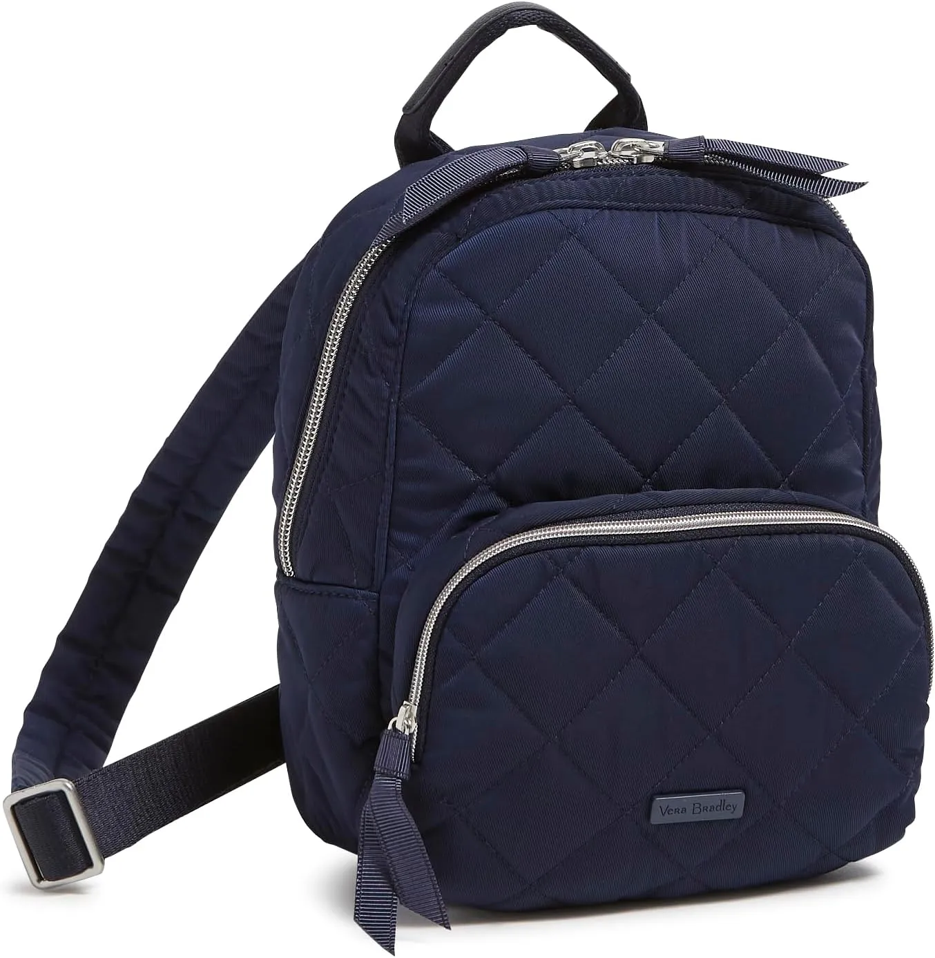 Vera Bradley Performance Twill Mini Backpack, Classic Navy