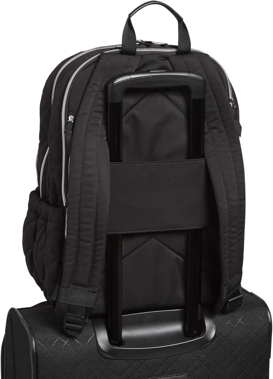 Vera Bradley Women's Performance Twill Campus Backpack, Black, One Size